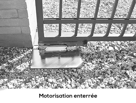 motorisation enterrée pour portail battant