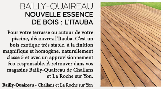 article sur lames de terrasse Itauba de Bailly-Quaireau