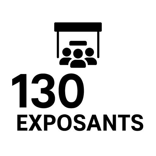 130 exposants